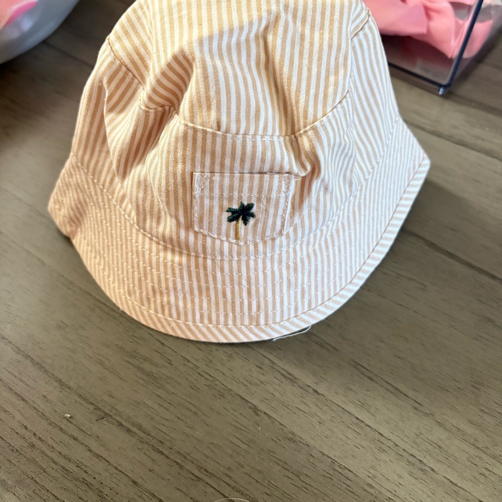 Janie and Jack striped bucket hat boys New